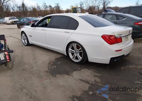 2011 BMW 750Li xDrive from USA, damaged, VIN WBAKC8C52BC434456